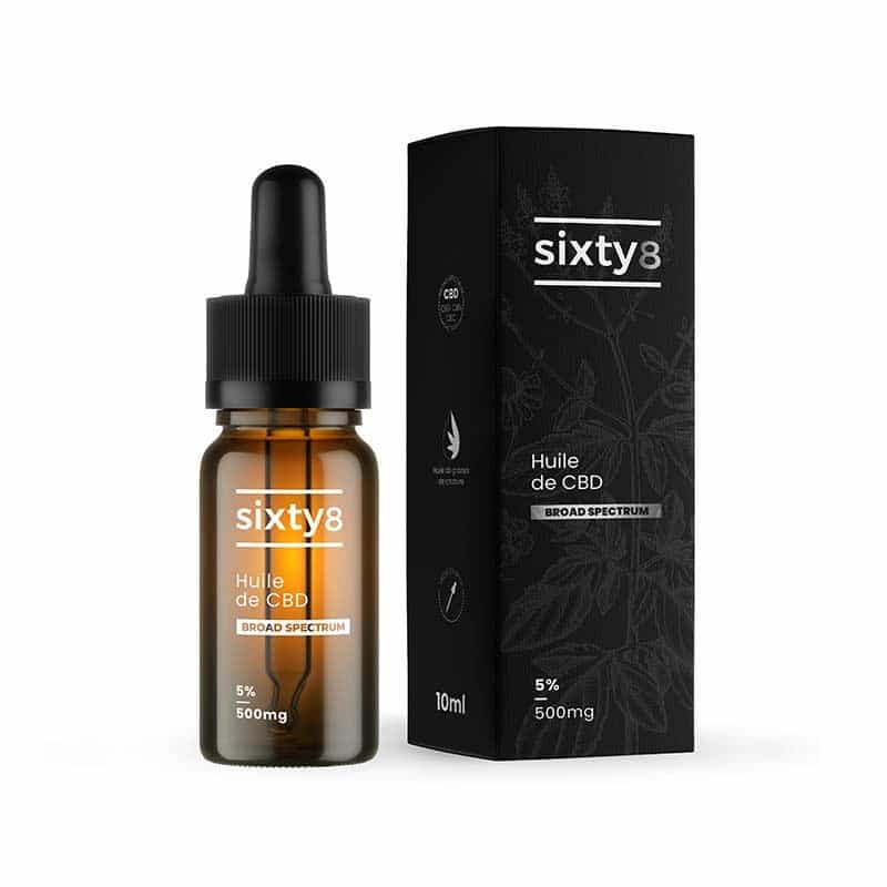 huile CBD pour dormir sixty8 large spectre