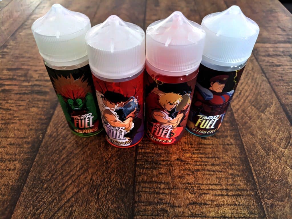 Fuel FIghter E-Liquide Bottle Street Fighter