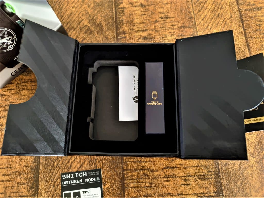 Avis Box M200 Lost Vape Boîte Ouverte